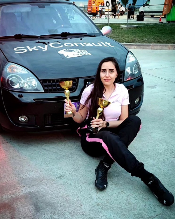 Anamaria Iordache, pilot Respect Stradal, cu trofeele castigate la Cupa CTPark